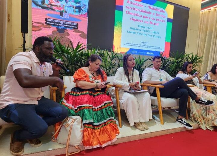 Mobilidade, Territorialidade e Justiça Climática para os Povos Ciganos são debatidos durante a COP30