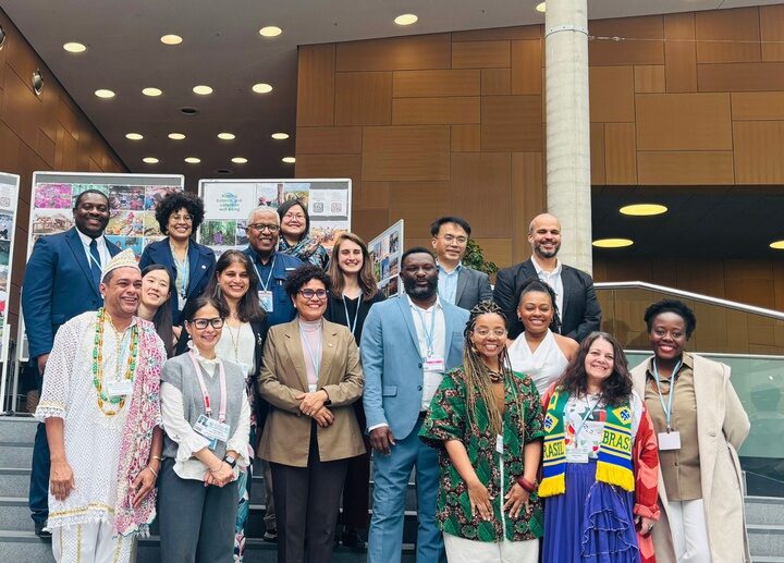 Comitiva do programa Kala-Tukula de Lideranças Globais do MIR em evento na ONU: Pampa presente!